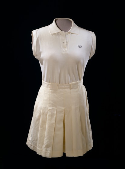 Althea Gibson’s tennis outfit, worn while winning the woman's singles title at Wimbledon in 1957.