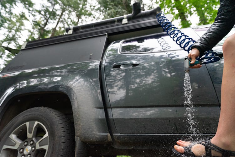 How to build a solar shower