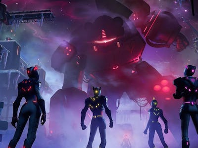 Screenshot of Mecha Leader z týmu Fortnite Season 3 Chapter 3 Collision Trailer