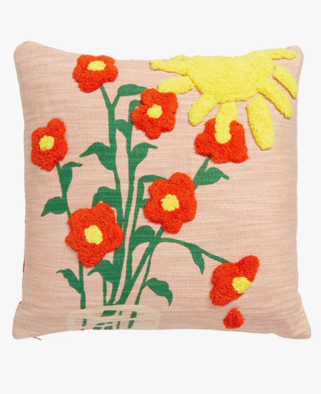 Cristina Martinez Sunny Embroidered Accent Pillow