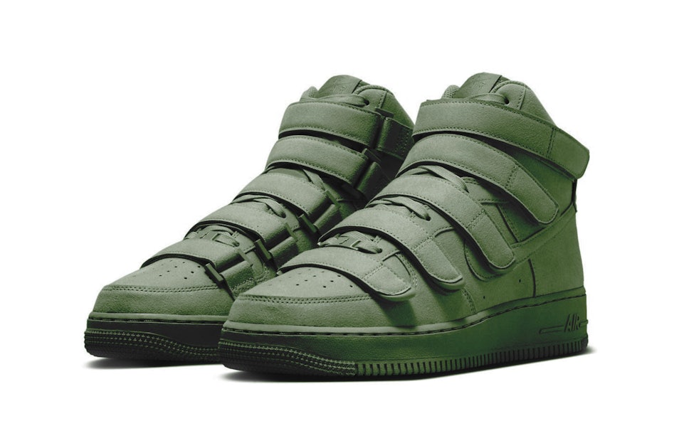 Billie Eilish's strapped-up Nike Air Force 1 sneaker returns in green
