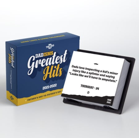 the dad shop dad-isms 2022 day to day calendar
