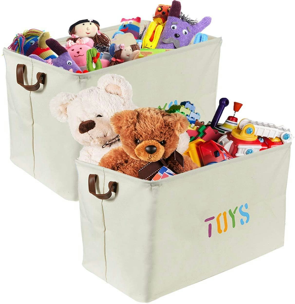 Woffit Toy Storage Organizer Baskets (2-Pack)