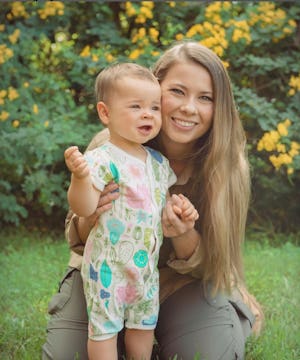 Bindi Irwin loves taking pictures of 1-year-old Grace.