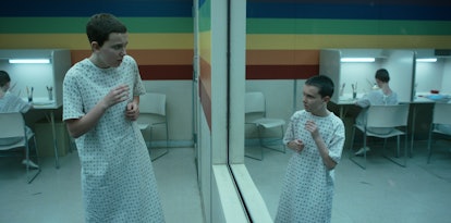  Millie Bobby Brown and Martie Marie Blair as Eleven in STRANGER THINGS