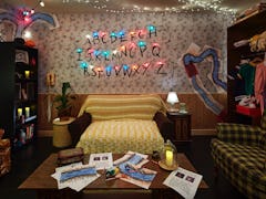This 'Stranger Things' suite in Indiana looks like the Byers' living room. 