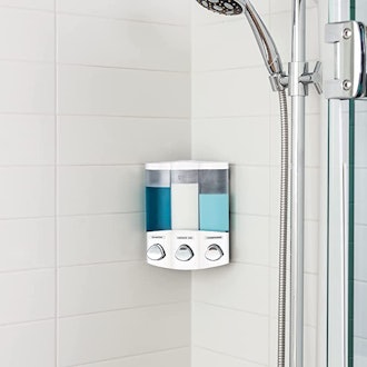 Better Living Products 3-Chamber Shower Soap Dispenser