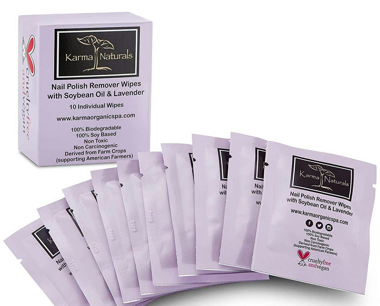 Karma Organic Nail Polish Remover Wipes