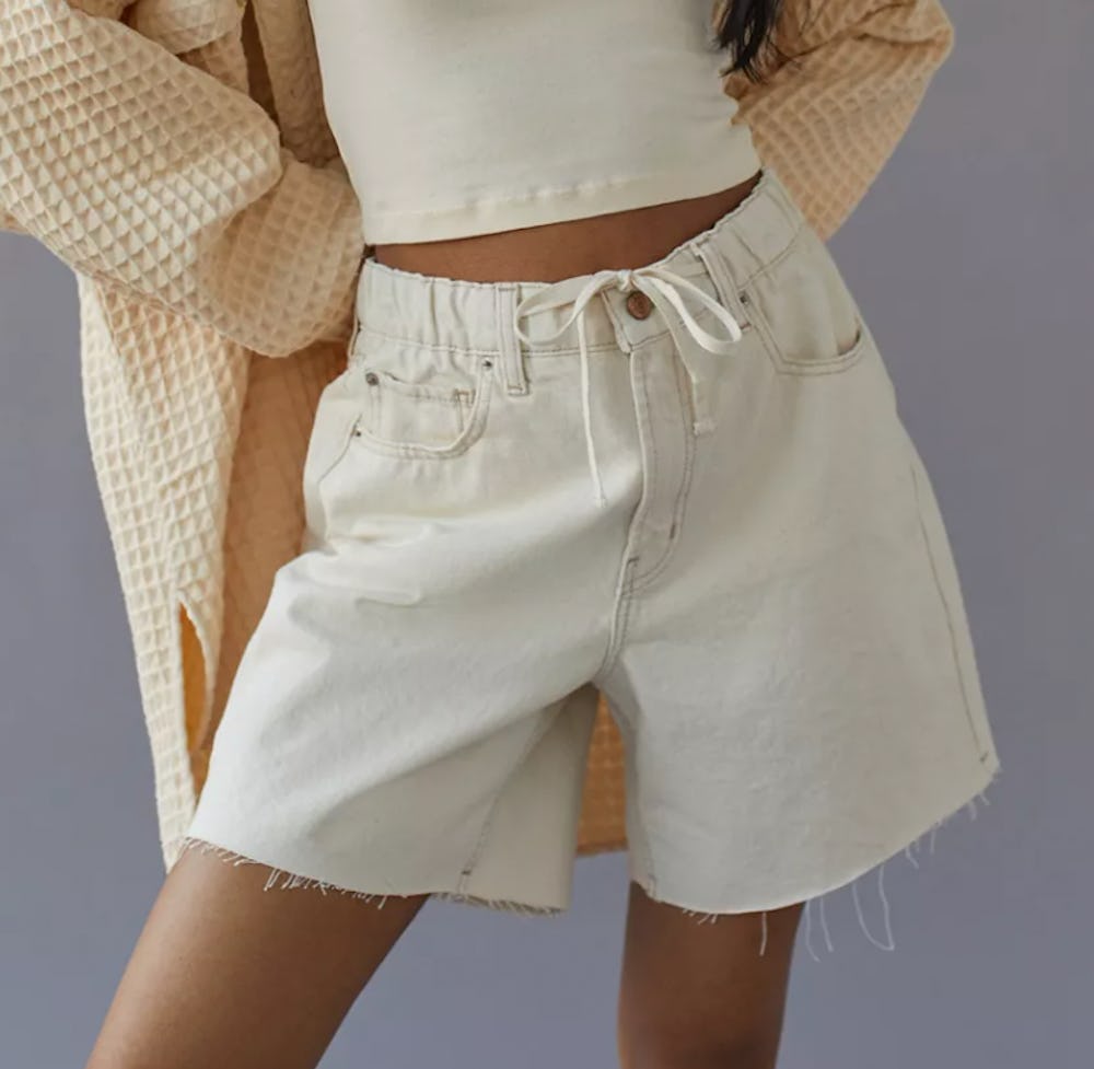 Pull-On Baggy Denim Short