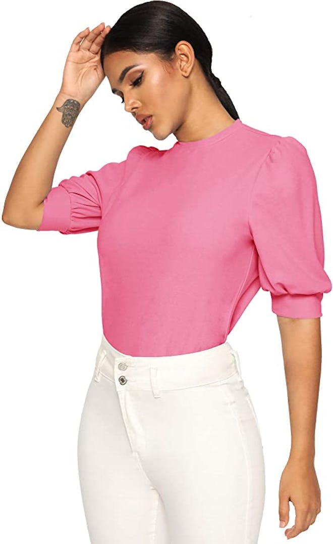 SheIn Puff Sleeve Blouse