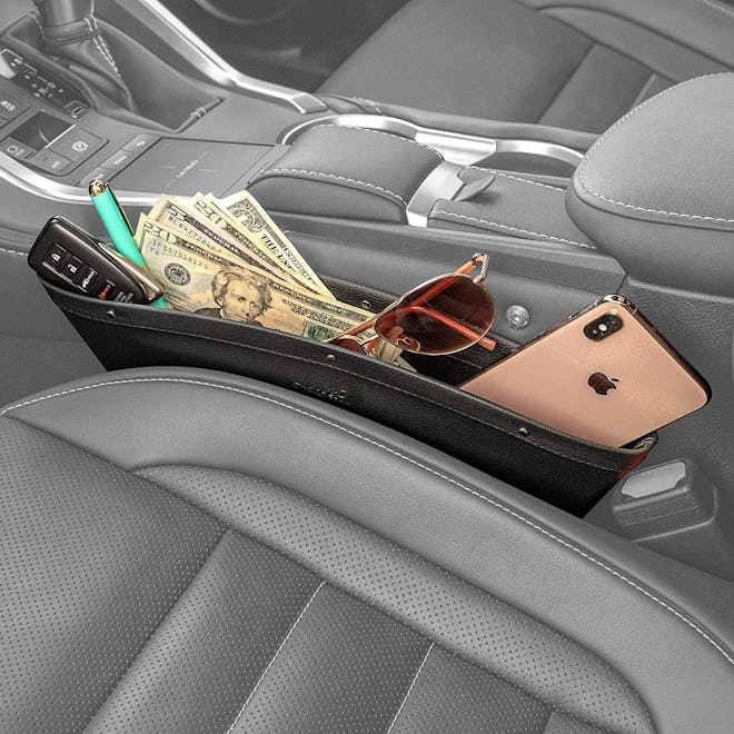 Lusso Gear 2-in-1 Car Seat Gap Organizer (2-Pack)