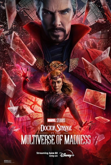 The new poster with Doctor Strange in the Multiverse of Madness’ Disney+ release date.