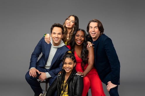 Jaidyn Triplett as Millicent, Jerry Trainor as Spencer, Miranda Cosgrove as Carly, Nathan Kress as F...