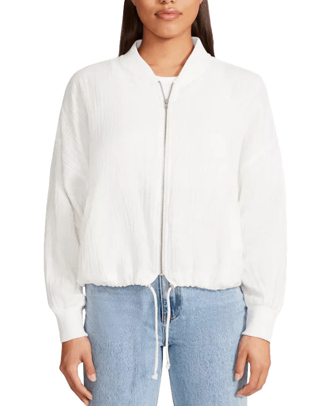 Down For The Gauze Cotton Bomber Jacket