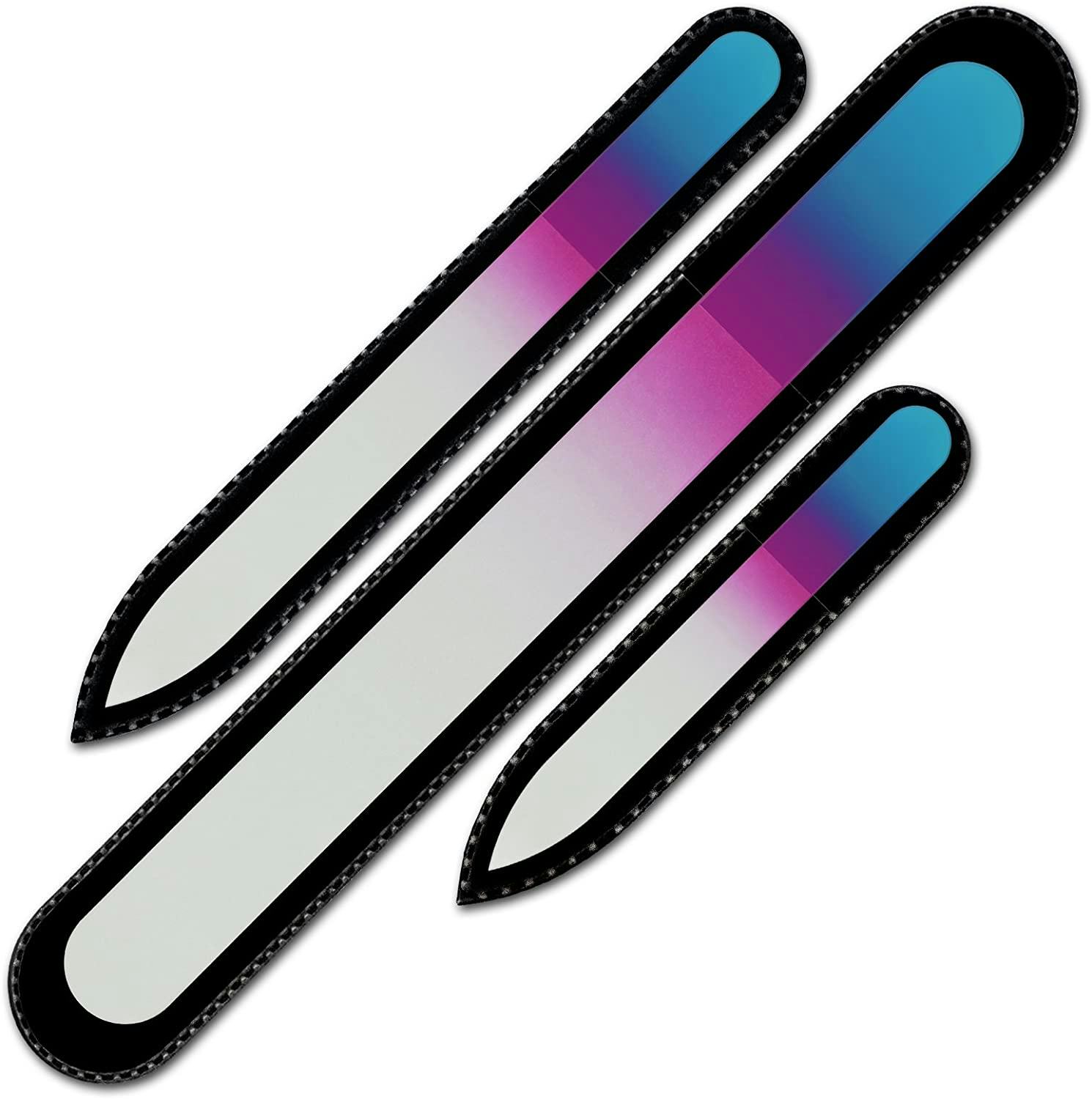 Mont Bleu Glass Nail Files (Set Of 3)