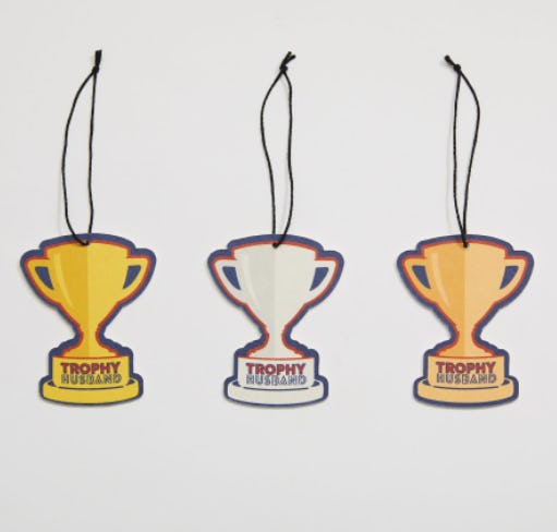 the dad shop trophy husband air freshener pack