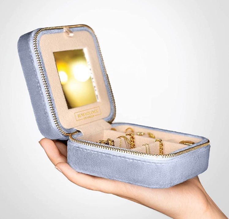 Benevolence LA Velvet Travel Jewelry Box