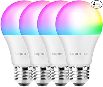 Lighting EVER Smart WiFi Light Bulbs (4-pack0