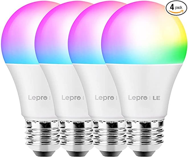 Lighting EVER Smart WiFi Light Bulbs (4-pack0