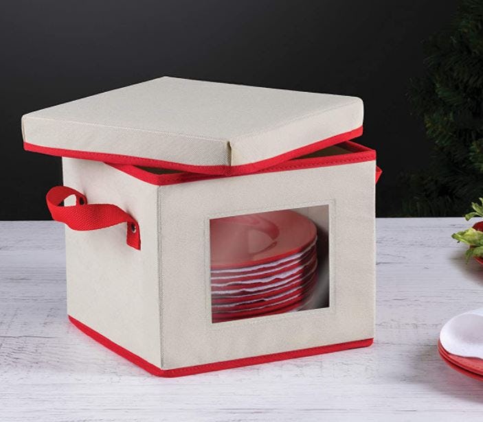 ZOBER Holiday Plate Box