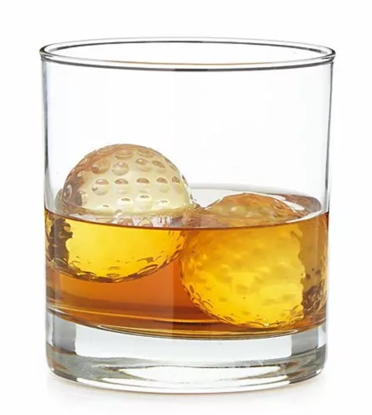 Gifts for dad who wants nothing include golf ball ice cubes.