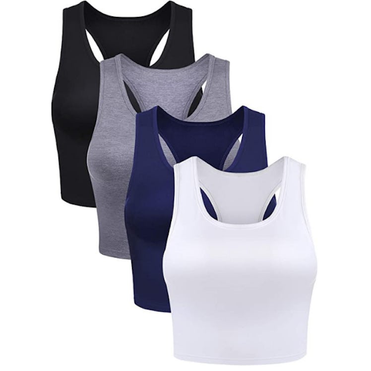 Boao Crop Tank Tops (4-Pack)
