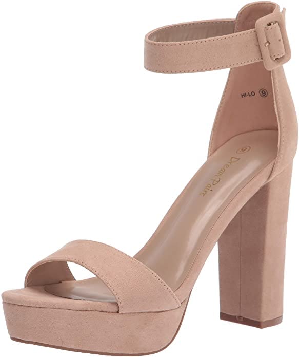 DREAM PAIRS Platform Pump Sandals