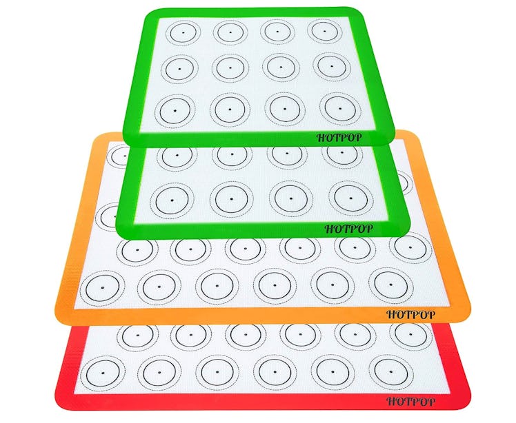 HOTPOP Silicone Baking Mats (4-Piece Set)