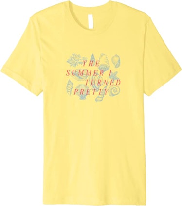 'The Summer I Turned Pretty' merch on Amazon includes t-shirts. 