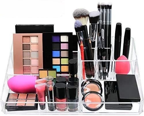 Greenco Acrylic Makeup Compartment