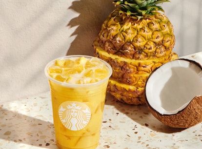 What's in Starbucks' Paradise Drink? The tropical sip has a caffeine boost.