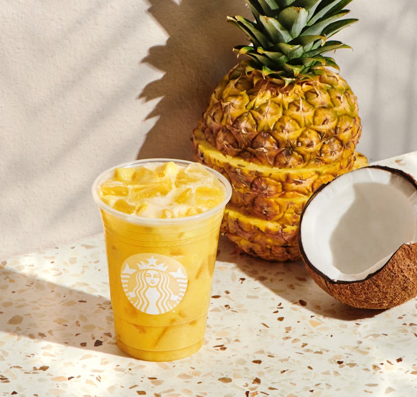 What's in Starbucks' Paradise Drink? The tropical sip has a caffeine boost.