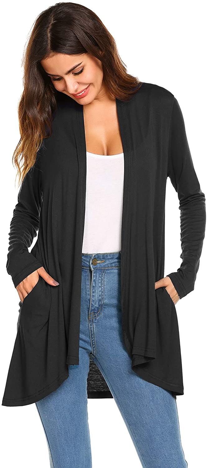 POGTMM Open Front Drape Cardigan