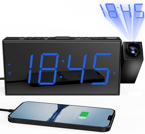 Mesqool Digital Projection Alarm Clock