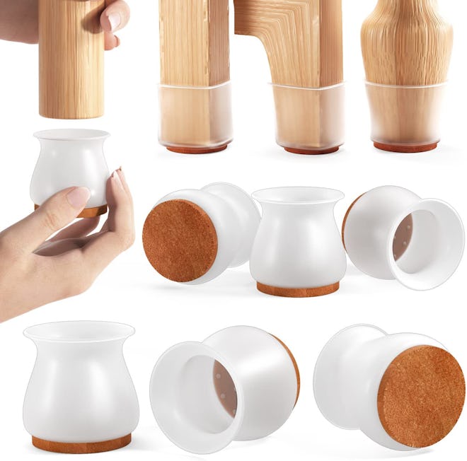 Xeapoms Chair Leg Floor Protectors (16-Pack)