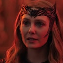 Elizabeth Olsen as Wanda Maximoff aka Scarlet Witch in the movie Dr. Strange and the Multiverse of M...