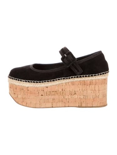 Suede Espadrilles Miu Miu