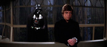 Darth Vader and Luke Skywalker in 'Return of the Jedi.'