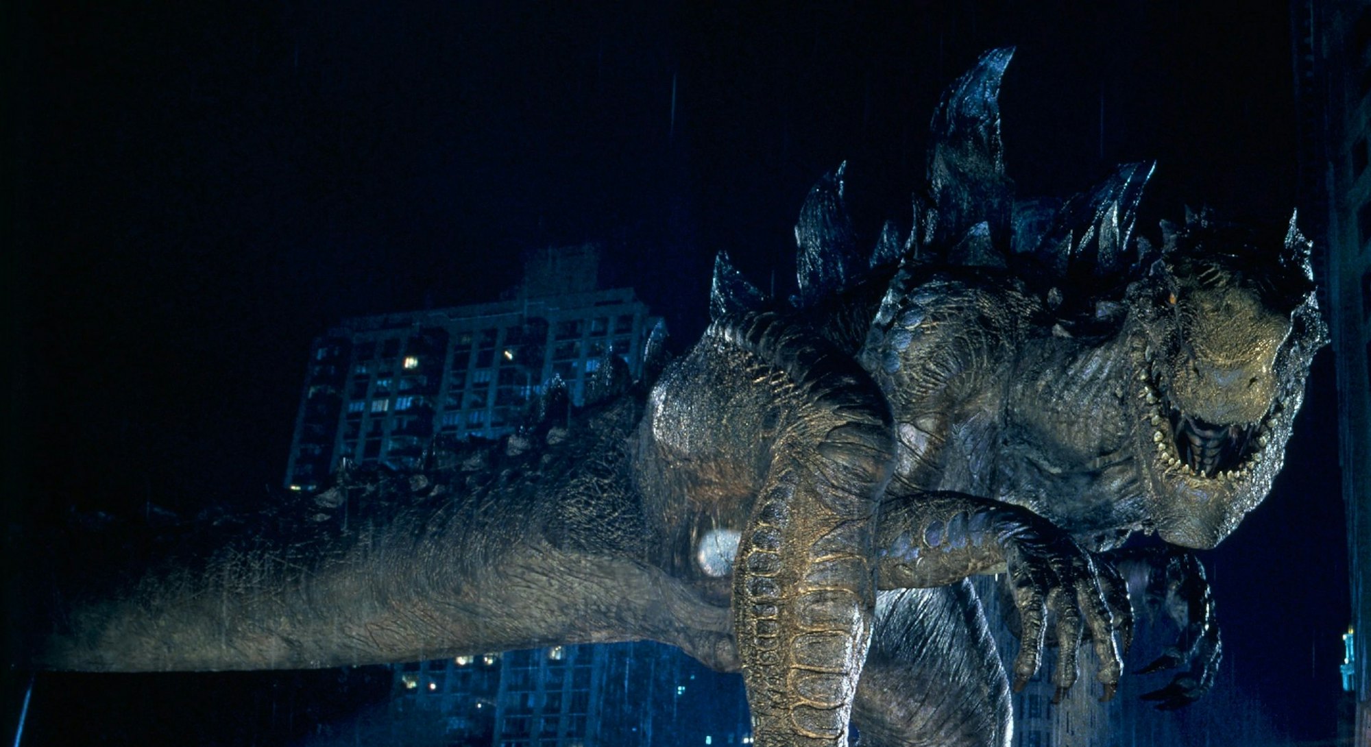 screenshot of the bad Godzilla movie from 1998
