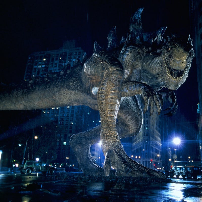 A screenshot of the Godzilla movie from 1998
