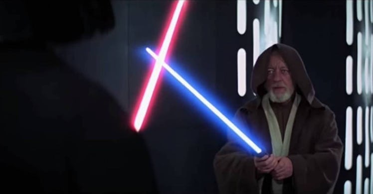 Obi-Wan's final duel with Darth Vader