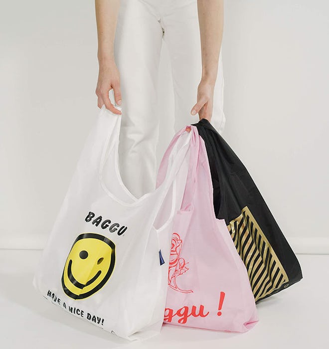 Baggu Standard Reusable Shopping Bag (3-Pack)