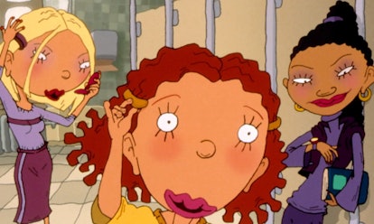 A scene from the 2000s cartoon 'As Told By Ginger.'