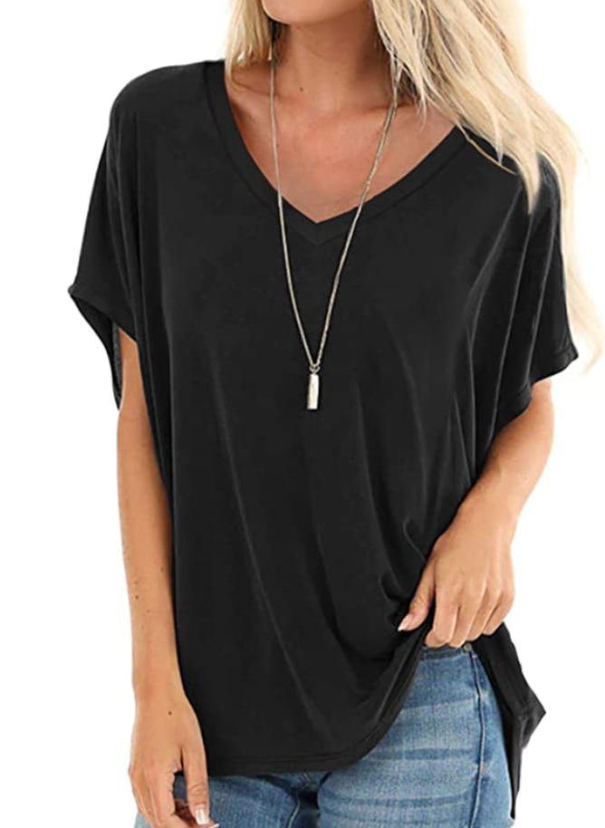 SAMPEEL Short Sleeve Dolman T-Shirt