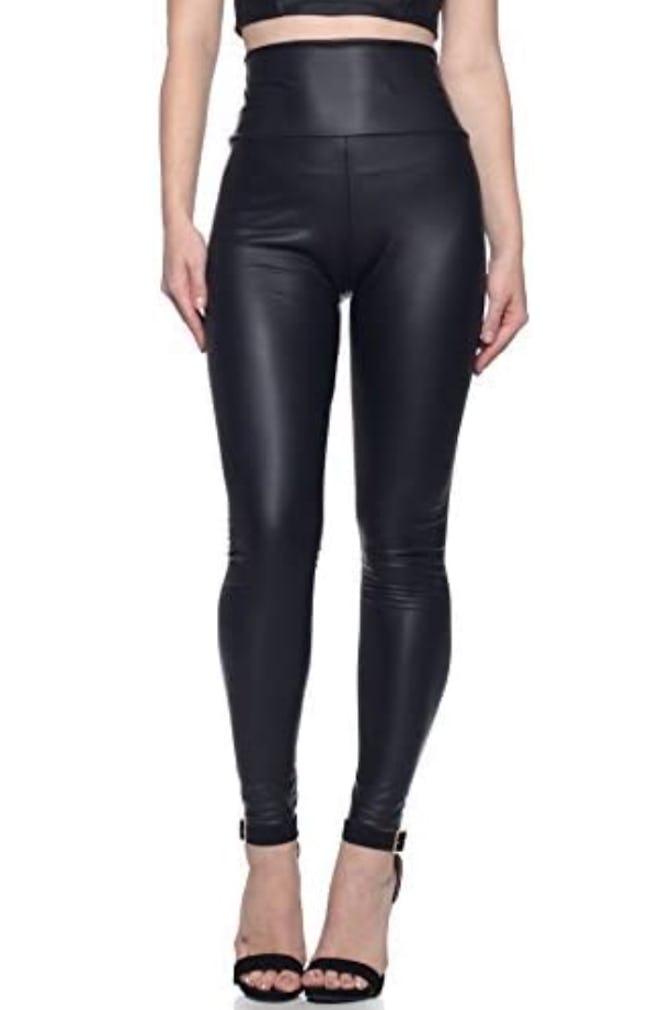 Cemi Ceri Faux Leather High Waist Leggings