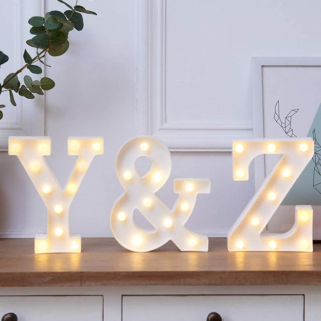 MUMUXI Marquee Light Up Letters & Numbers