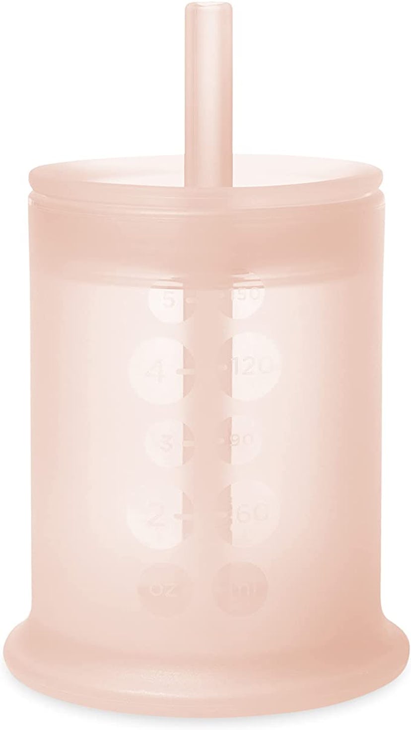 Olababy Silicone Training Cup with Straw Lid