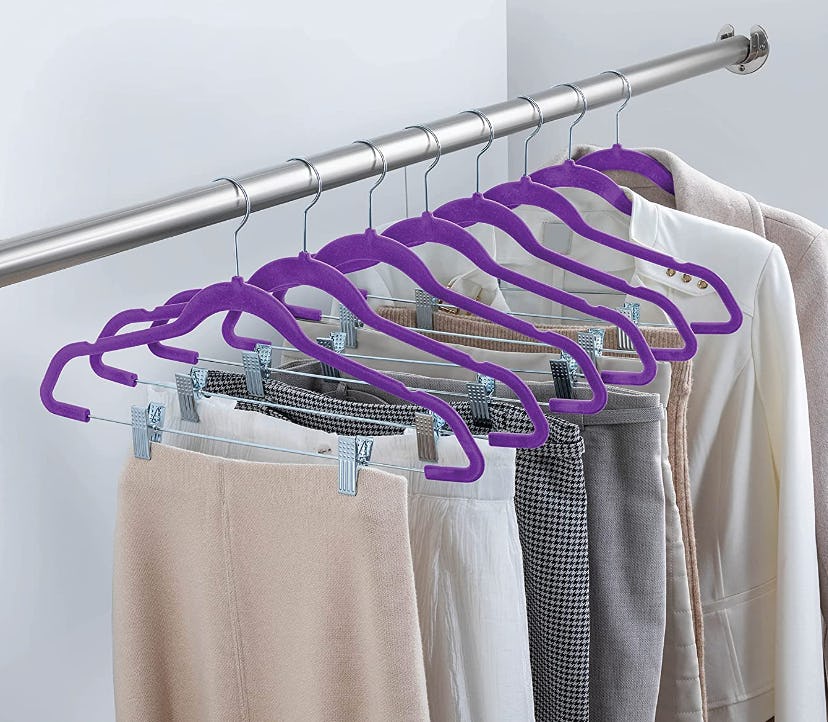 Zober Velvet Pants Hangers (20-Pack)