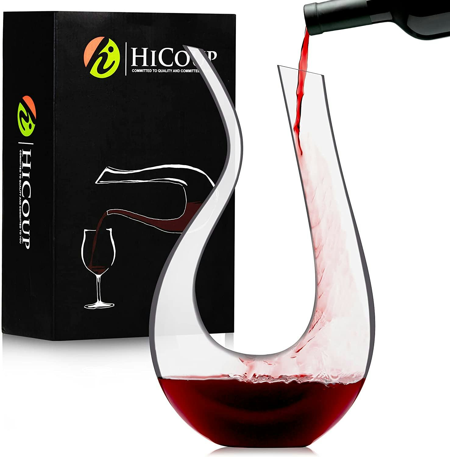 HiCoup Red Wine Decanter with Aerator