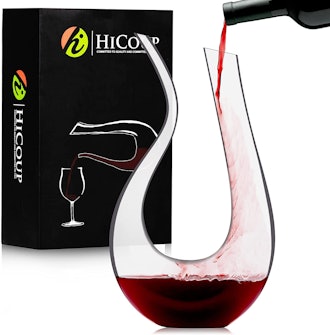HiCoup Red Wine Decanter with Aerator 